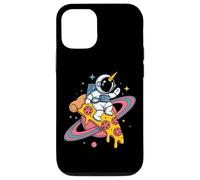 Space Unicorn Riding Pizza Slice Astronaut Adventure Case for iPhone 12/12 Pro