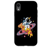 Space Unicorn Riding Pizza Slice Astronaut Adventure Case for iPhone XR