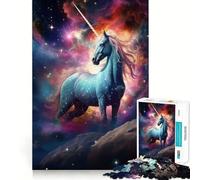Space Unicorn Teenagers 1000 Piece Jigsaw Puzzle Brain Challenge Toy Shared Fun Clear Cut Warm Surprise 38x52cm