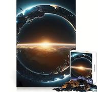 Space View on Earth Jigsaw Puzzles for Adults 1000 Piece Smart Reason Toy Family Bond Smooth Edge Art Display 38x52cm