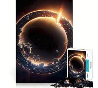 Space View on Earth V Jigsaw 1000 Pieces for Teenagers Mind Exercise Toy Relaxing Fun Design Assembly Perfect Present 38x52cm