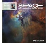 Space, Views From The Hubble and James Webb Telescopes Calendar 2027, Gift