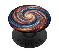 Space Vortex Swirl Cosmic Pattern Motion Concept PopSockets Adhesive PopGrip