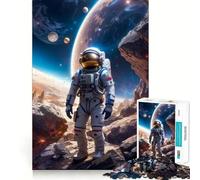 Space Walker Adults Puzzles 1000 Piece Jigsaws Reason Skill Toy Slow Enjoy Exact Cut Art Collection Piece 38x26cm
