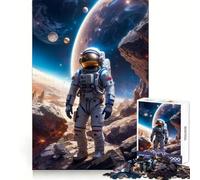 Space Walker Adults Puzzles 1000 Piece Jigsaws Reason Skill Toy Slow Enjoy Exact Cut Art Collection Piece 38x26cm
