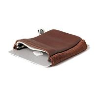 Space Wallet Classic I Mini Wallet for Men & Women Small Genuine Leather Wallet for up to 15 Bank Cards, Credit Card, Business Cards/Card Holder with Slot, Grizzly Classic (Brown) - 166