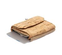 Space Wallet Mini Wallet I Space Wallet Cork Push Collection for Men and Women I Small Wallet Made of Natural Cork I Innovative Wallet & Card Holder, Natural