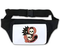Space War Astronaut Skull Big Bang Waist Bag Fanny Pack White