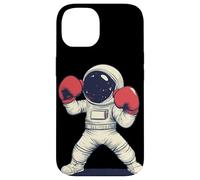 Space Warrior with this Fighting Astronaut Costume Case for iPhone 14