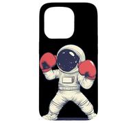 Space Warrior with this Fighting Astronaut Costume Case for iPhone 15 Pro