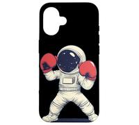 Space Warrior with this Fighting Astronaut Costume Case for iPhone 16