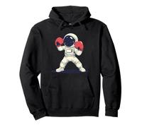 Space Warrior with this Fighting Astronaut Costume Pullover Hoodie