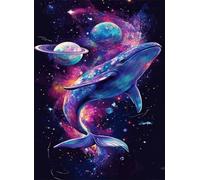 Space Whale 150 Piece Jigsaw Puzzle for Adults, Creativity, Challenging and Difficult Puzzle, Brain Teaser Puzzles for Adults 150 Pieces for The Whole for Women, Men