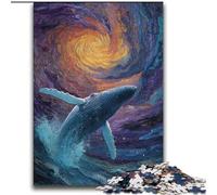 Space Whale 2000 Piece Jigsaw Puzzles for Adults Gifts, Challenging Game for Is Ideal As A Gift for The Whole Family (70x100cm)