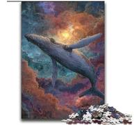 Space Whale 2000 Piece Jigsaw Puzzles for Adults Gifts, Educational Games DIY Toys with Matching Poster And Trivia Sheet for Age 14+ (70x100cm)