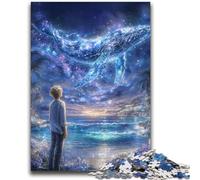 Space Whale 2000 Piece Jigsaw Puzzles for Teenagers Gifts,Educational Games Wall Decoration Unique Birthday And Xmas Gifts (70X100cm)