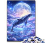 Space Whale 2000 Piece Jigsaw Puzzles for Teenagers,Stress Reliever Difficult Challenge Enhance Love between Couples (70X100cm)