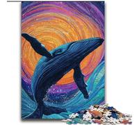 Space Whale 2000 Pieces Jigsaw Puzzle for Adults& Teens, Educational Games Home Decoration Suitable for Desktop Decoration (70x100cm)