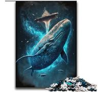 Space Whale Painting 2000 Piece Jigsaw Puzzles for Teenagers, Educational Family Game Suitable for Desktop Decoration (70x100cm)
