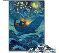 Space Whale Puzzles for Teenagers 1000 Pieces, Family Entertainment Toys Is Ideal As A Gift for The Whole Family (50x75cm)