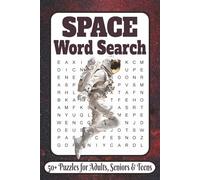 Space Word Search Puzzle Book: 50+ Word Searches for Adults and Teens about Outer Space, Astronomy, and Science themes | 6x9 inches, 450+ words, ... gift or for vacation, free time, or holidays