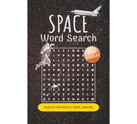 Space Word Search Puzzle Book: Word Searches with Easy-to-Read Print about Space, Astronomy, Physics and More | 6x9 inches, 110 pages | 50+ Puzzles Gift for Vacations, Holiday, and Free Times.