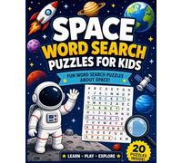 Space Word Search Puzzles for Kids