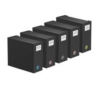 SpaceAid 5 Pack Bed Sheet Organizers and Storage, Foldable Sheet Organizer for Linen Closet, Sheets Set Folder Keeper with Window XL (Queen & King Size) Organizing Bedding Container, Black