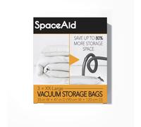 SpaceAid Jumbo Vacuum Storage Bags, Space Saver Sealer Compression Bags for Comforters, Blankets, Pillows, Bedding, Clothes (XX-Large 3 Pack)