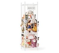 SpaceAid Stuffed Animal Storage Organizer, Wooden Animal Plush Storage Holder, Large Capacity Toy Cage for Playroom Organization, 15.7