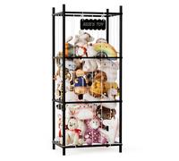 SpaceAid Stuffed Animal Storage Organizer, Zoo Toy Storage Holder, Large Capacity Plush Toy Cage for Playroom Organization