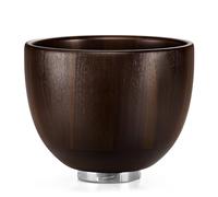 SpaceAid Wooden Bowl for Mixer - Kitchen Space Aid Acacia Wood Mixing Bowls Holder for Stand Mixer, Compatible with 4.5 & 5 QT Tilt-Head Models Kitchen, Dark Wood