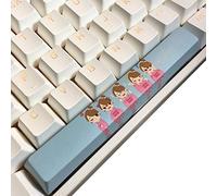 Spacebar Keycap, 5-Side Dye-subbed PBT Cherry Profile, DIY Keycap, 6.25U 6.25X Key for Gaming Mechanical Keyboard, Lovely Girl in a Kimono, Benemate Brand