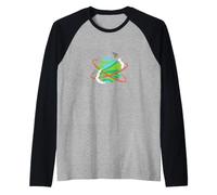 Spacecraft Approaching a Distant Exoplanet Raglan Baseball Tee