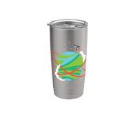 Spacecraft Approaching a Distant Exoplanet Stainless Steel Insulated Tumbler