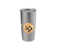 Spacecraft Docking with Space Station Stainless Steel Insulated Tumbler