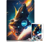 Spacecraft Nuclear for Adults 1000 Piece Puzzle Educational Fun Learning Activity Game Perfect Thoughtful Gift for Any Occasion Size 50x75cm