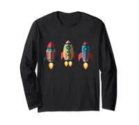 Spacecraft Rocket Astronaut Cosmonaut Space Long Sleeve T-Shirt