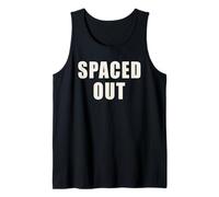 Spaced Out Funny Space Astronomy Introvert Sarcasm Tank Top