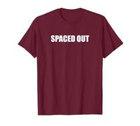 Spaced Out T-Shirt, Men, Burgundy, L