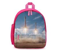 Spacees Falcon Heavy Boosters Landing Mini Backpack Daypack Travel Picnic Bag