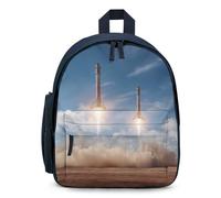 Spacees Falcon Heavy Boosters Landing Mini Backpack Daypack Travel Picnic Bag