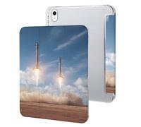 Spacees Falcon Heavy Boosters Landing Tablet Case Compatible for IPAD 10代 (10.9in) Protective Cases Cover Stand Covers