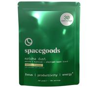 Spacegoods Matcha Dust 240g | 30 Servings | Flavoured Matcha Powder & Lion's Mane Mushroom Blend | Boosts Productivity & Mental Performance | Supports Immune Health | No Added Sugar | Vanilla