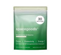 Spacegoods Matcha Dust 240g | 30 Servings | Vanilla | Flavoured Matcha Powder & Lion's Mane Mushroom Blend | Boosts Productivity & Mental Performance | Supports Immune Health