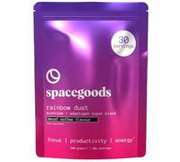 Spacegoods Rainbow Dust 240g | 30 Servings | Flavoured Mushroom Coffee | Decaffeinated | Lions Mane, Chaga, Ashwagandha & Vitamin B5| Sharper Focus, Energy & Calm | Coffee