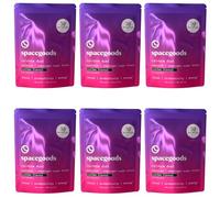 Spacegoods Rainbow Dust 6 Pack 240g | 180 Days Supply | Flavoured Mushroom Coffee | 120mg of Natural Caffeine | Lions Mane, Chaga Ashwagandha & Vitamin B5| Sharper Focus, Energy & Calm | Coffee