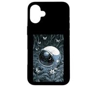 Spaceman Helmet Galactic Sky Moonlight Forest Case for iPhone 16 Plus