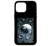 Spaceman Helmet Galactic Sky Moonlight Forest Case for iPhone 16 Pro Max
