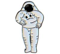Spaceman In Spacesuit Astronaut Space Cosmonaut 25mm Metal Enamel Badge